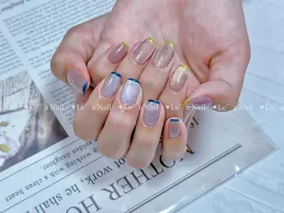 ミディアム カラー ネイル Lea NAILsalon所属・Le’a NailSalonのネイルデザイン