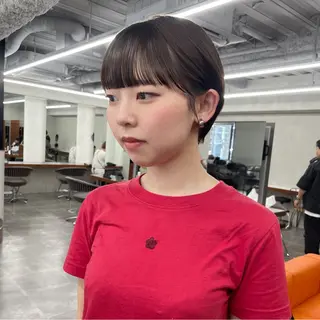 ショート カラー 🍒暖色カラー🍒 渋谷/YUUのヘアスタイル