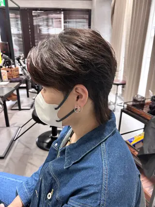 ミディアム Caly所属・メンズパーマモデル 募集中🔥マナトのヘアスタイル