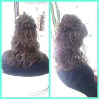 ロング ヘアアレンジ Hair VERDEのヘアスタイル