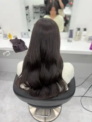 ロング カラー パーマ ヘアアレンジ メンズ キッズ ♥️韓国ヘア レイヤー♥️ゆりのヘアスタイル