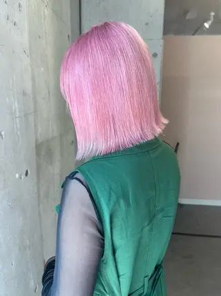 ショート カラー lani 天神大名/ブリーチのヘアスタイル