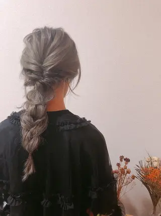 ロング ✨透け感カラー✨ 上村一樹のヘアスタイル