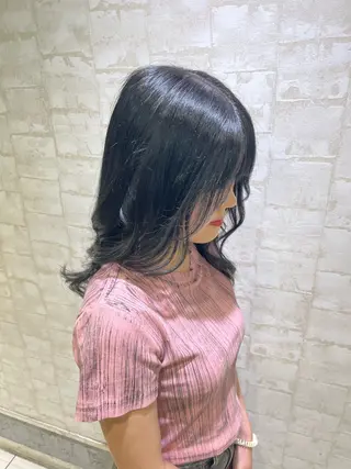 ロング カラー 韓国髪質改善艶カラー /レイヤー/miyuのヘアスタイル