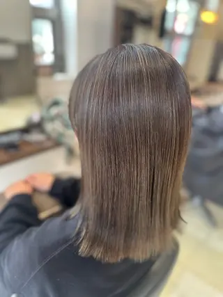 セミロング カラー ⭐︎ YUMIのヘアスタイル