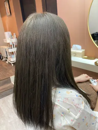 ロング カラー 池田 太一のヘアスタイル