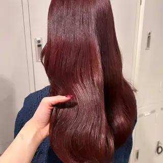 セミロング IS所属・横浜美容室/透明感 カラー/レイヤーのヘアスタイル