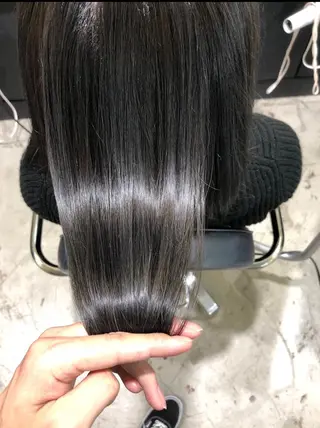 セミロング カラー パーマ ヘアアレンジ メンズ ネイル Sia中野新橋 『JUNYA』のヘアスタイル