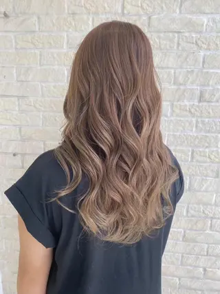 セミロング 暖色🍒艶カラー✨️ コウセイのヘアスタイル