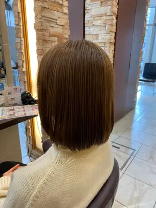 ミディアム ⭐️透明感カラー/ パーマ⭐️宮野翔のヘアスタイル