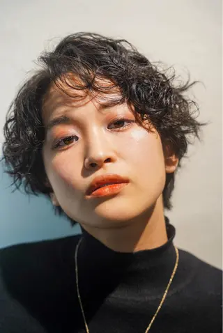 ショート パーマ 津田 祐岐のヘアスタイル