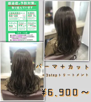 ロング カラー ヘアアレンジ 【公式】amble luxe池袋東口🩷のヘアスタイル