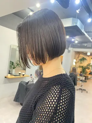 ショート カラー マツエク・マツパ 中山 天地のヘアスタイル