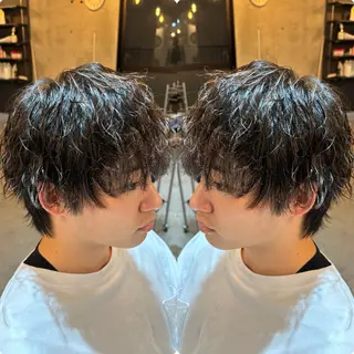 ミディアム 👑曲がる縮毛矯正 /パーマ👑ショウのヘアスタイル