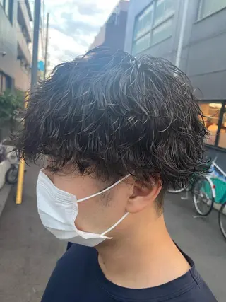 パーマ メンズ メンズブリーチカラー /パーマ ごーた立川のヘアスタイル