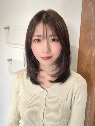 セミロング 畑中 翔伍のヘアスタイル