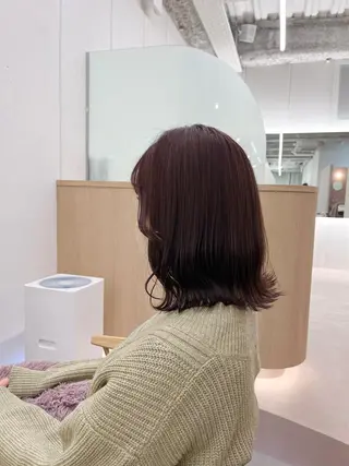 ミディアム カラー 暖色カラー／ ヘアセット🌛櫻井舞のヘアスタイル