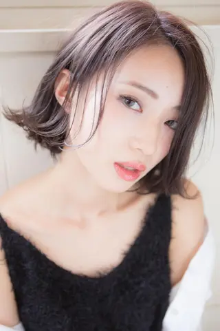 ミディアム カラー パーマ ヘアアレンジ メンズ キッズ ネイル マツエク・マツパ 【西八王子】Siq  ●FM●オーナーのヘアスタイル