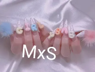 ネイル MxS Nail(長さだし/フィルイン/マグネット/韓国ネイル/ワンホンネイル/ワンカラー)所属・MxS リィリィのネイルデザイン