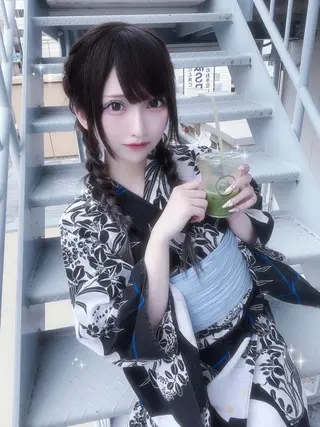 ロング カラー ハイトーンエクステ 🎩カズキ🎩のヘアスタイル