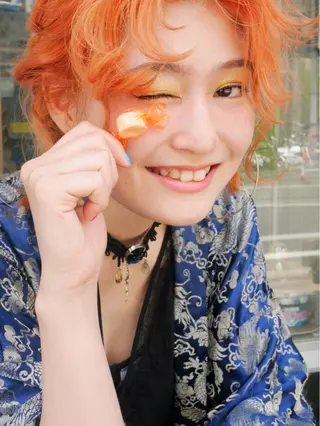 ミディアム カラー ヘアアレンジ ピンクベージュ/新潟 万代/高橋桃葉🍑のヘアスタイル