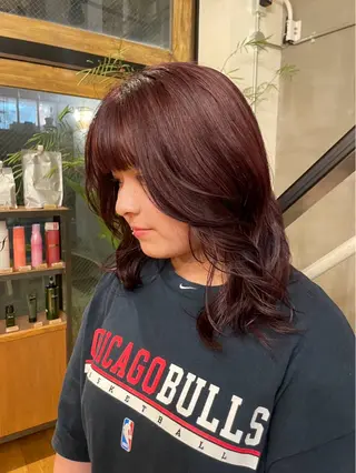 カラー 梅田/透明感カラー /ひかるのヘアスタイル