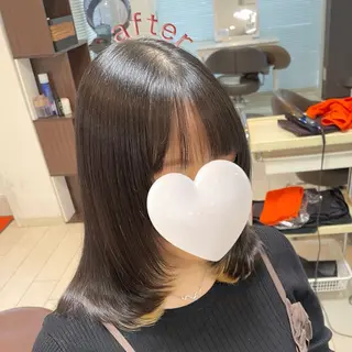 セミロング アミーベル🧸🧡 本店✂️しおりのヘアスタイル