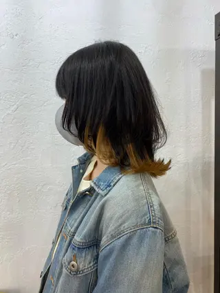 ミディアム パーマ、髪質改善 菊地美月のヘアスタイル