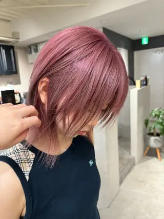 カラー レイヤー/ハイトーン ヒガシサヨのヘアスタイル