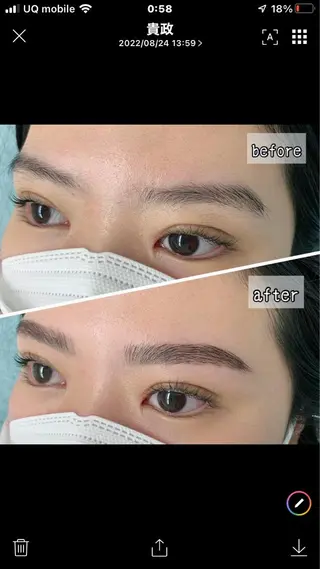 マツエク・マツパ スマイリー所属・まつげ眉毛専門店 スマイリーの眉毛・アイブロウイメージ