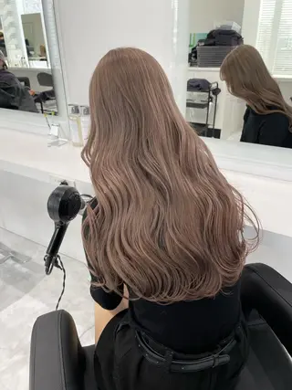 セミロング カラー ヘアアレンジ 髪質改善/ハイトーン /新宿/Takutoのヘアスタイル