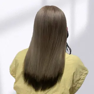 ロング ハイトーン/レイヤー カット/TAKEのヘアスタイル