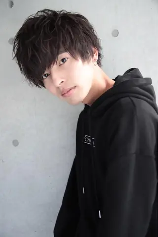 ショート カラー メンズ ✨【公式】渋谷メンズ サロン BLUCK✨のヘアスタイル