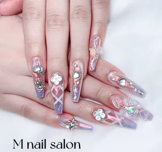 ネイル M🌷nail 長さだし専門店のネイルデザイン