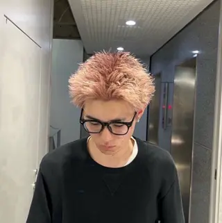 ショート カラー パーマ メンズ 🔥メンズ 特化🔥菊水皐暉🔥のヘアスタイル