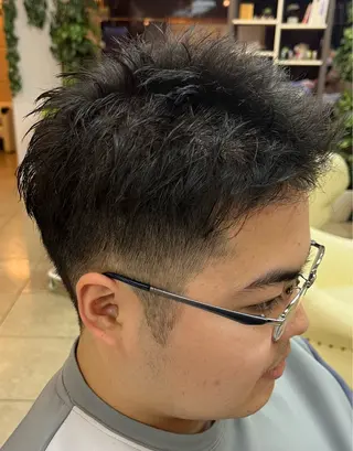 ショート SIKIBU  FUKUYAMA所属・熊谷 拓海のヘアスタイル