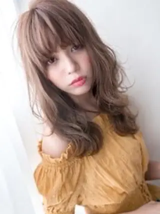 カラー ✨ブリーチなし透明感 ✨カラー💍Yuriのヘアスタイル