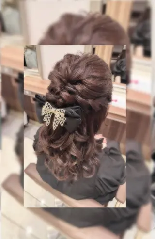 ヘアアレンジ 🫧ヘアアレンジ🎀 ウガジン💞🪄のヘアスタイル