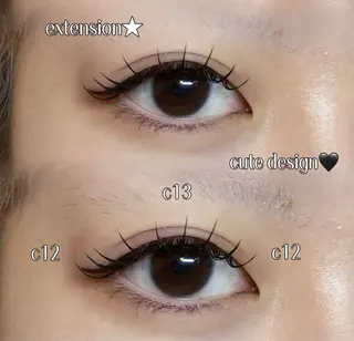 マツエク・マツパ MELL KONATSUのマツエク・マツパデザイン