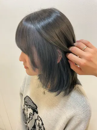 ミディアム 鎌倉/アレンジ/暗髪 /髪質改善/ ユキミのヘアスタイル