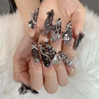 ネイル 🎀nana🫧 ワンホンネイル🎀のネイルデザイン