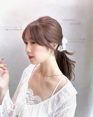 セミロング ミディアムヘア Chifumiのヘアスタイル
