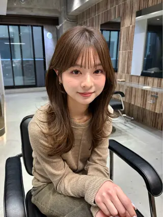 セミロング 横浜/レイヤーカット /yukari🌷のヘアスタイル