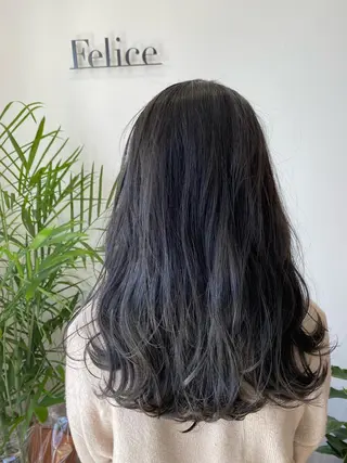 セミロング 粕川 達哉のヘアスタイル