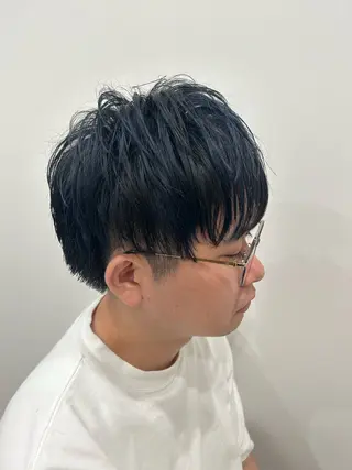 セミロング カラー メンズ THE MEN . BY LIOS所属・LIOS 中村 杏奈のヘアスタイル