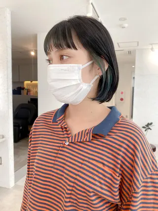 ショート カラー 大宮 / ボブ特化 永井竜也のヘアスタイル