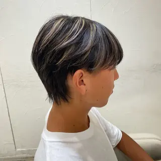 ショート カラー メンズ メンズ特化型美容師 栗山勇人のヘアスタイル