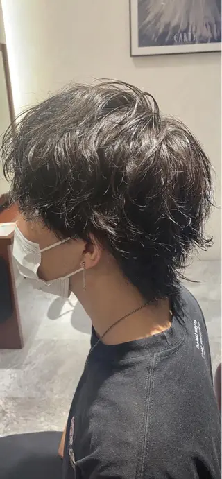 パーマ メンズ メンズカット/波打ち /ツイスパ/平川智里のヘアスタイル