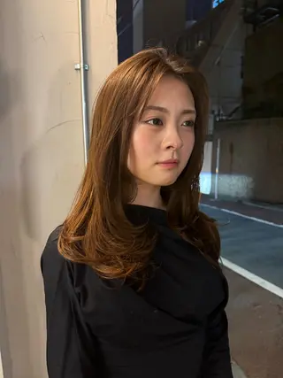 ロング カラー パーマ/ボブ /レイヤー チヒロのヘアスタイル