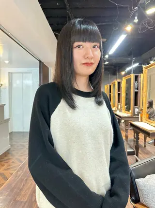 ミディアム カラー ボブ・レイヤー支持 No.1/Ryokiのヘアスタイル